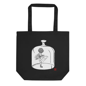 " P L A N T - G I R L " Organic Tote Bag |BLACK|