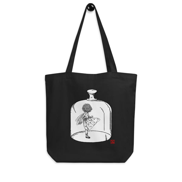 " P L A N T - G I R L " Organic Tote Bag |BLACK|